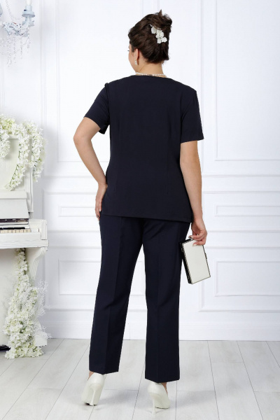 Брюки, джемпер, кардиган Ninele 5971 темно-синий - фото 12