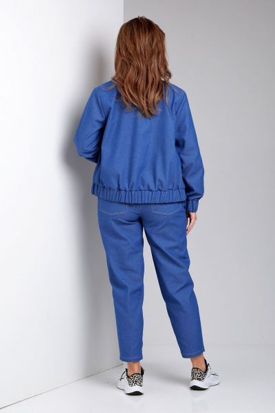 Брюки, куртка Liona Style 848 джинсовый - фото 2