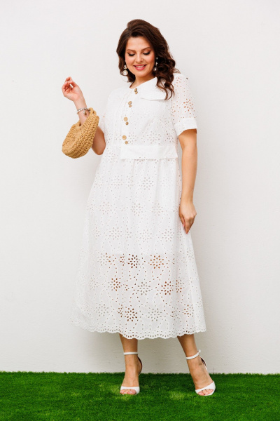 Платье Romanovich Style 1-1951 белый - фото 4