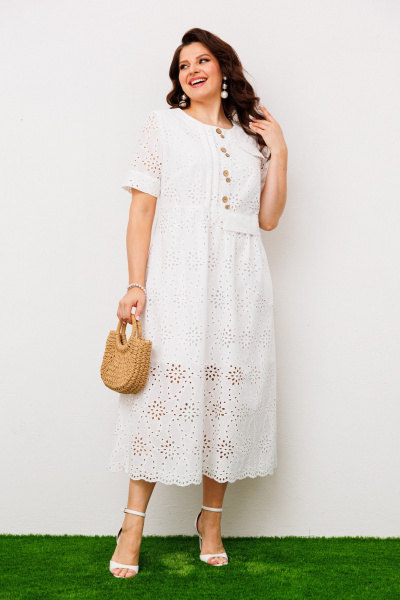 Платье Romanovich Style 1-1951 белый - фото 3