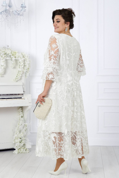 Платье Ninele 7436 белый - фото 14