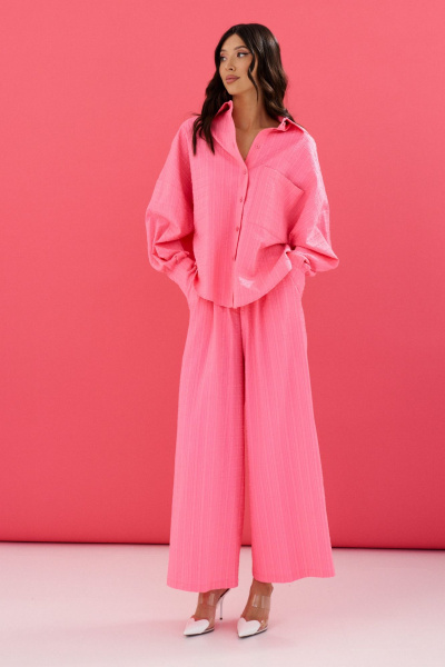 Платье свободного кроя из натурального полотна ANNETE A4214 - фото 4