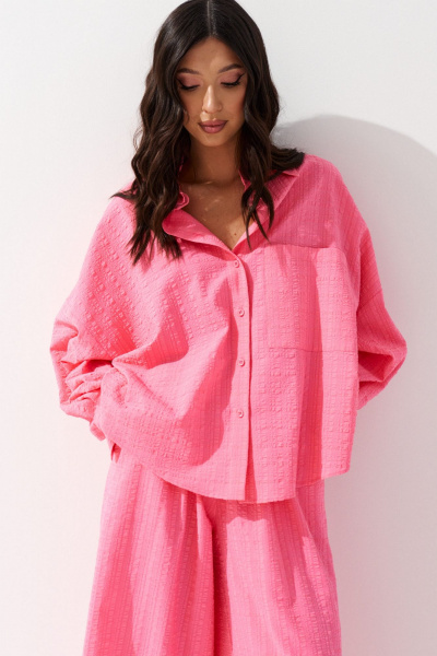 Платье свободного кроя из натурального полотна ANNETE A4214 - фото 3