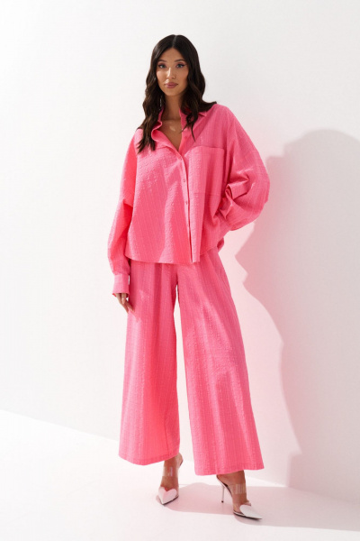 Платье свободного кроя из натурального полотна ANNETE A4214 - фото 2