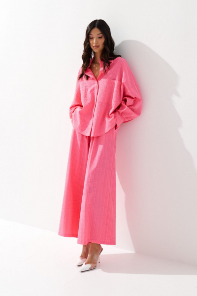 Платье свободного кроя из натурального полотна ANNETE A4214 - фото 1