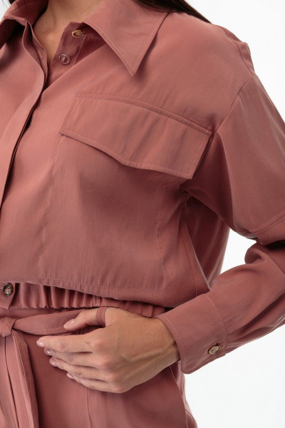 Блуза, брюки Anelli 875 терракот - фото 7