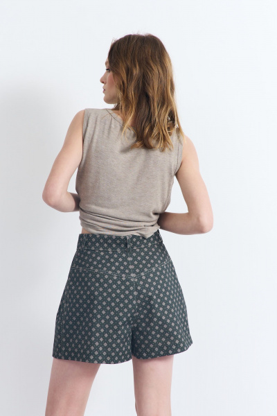 Майка бежевый из трикотажа с полуприлегающим силуэтом AG Green G504/9 - фото 2