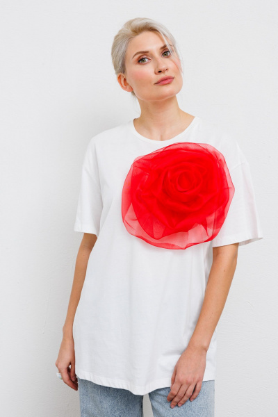 Блуза KOKOdea 21.31 белый - фото 1