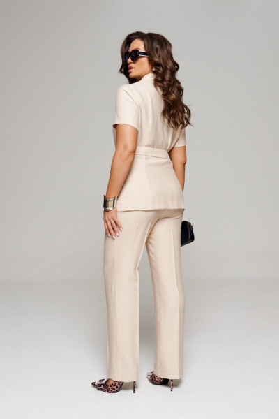 Брюки, жакет Beautiful&Free 6161 песочный - фото 6