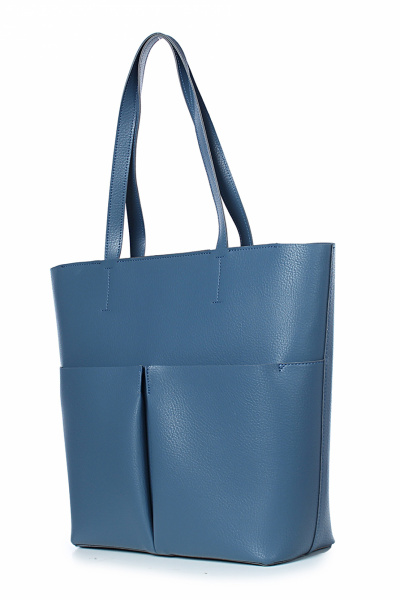 Экокожа, круглый год, синяя, стиль на каждый день Galanteya 45623.23с1307к45 синий - фото 1