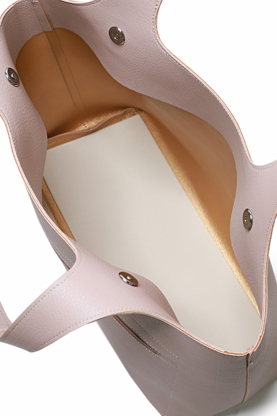 Летняя сумка из экокожи, бежевая, с карманами и ручками Galanteya 51323.24с296к45 бежевый_св. - фото 4