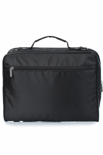 Папка деловая из текстиля черная с карманом и ручками Galanteya 9608.24с223к45 черный - фото 4