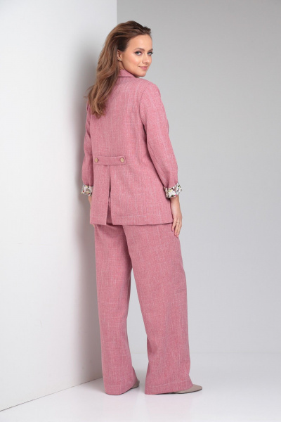 Брюки, жакет TVIN 7634Л ягода - фото 7