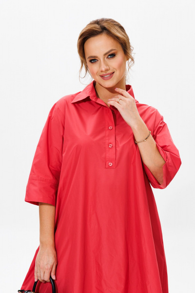 Платье Mubliz 155 красный - фото 5