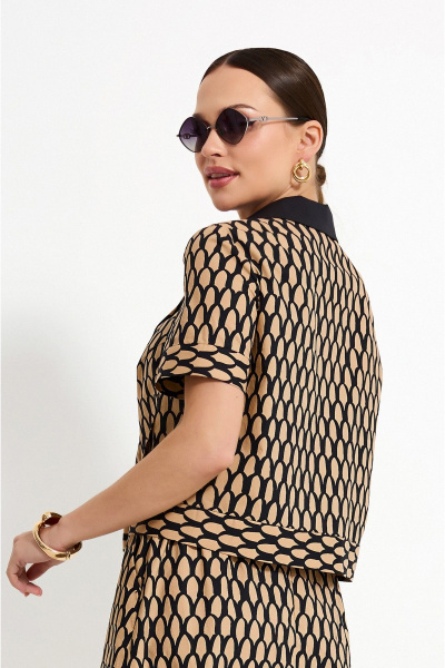 Костюм юбочный жакет и юбка с карманами на каждый день Lissana 4910 - фото 8