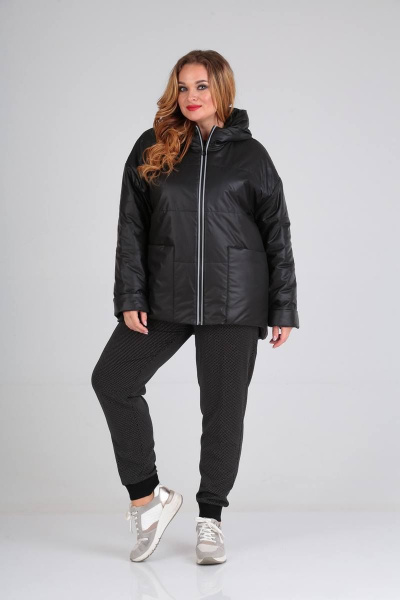 Куртка Диомант 1532 черный - фото 4