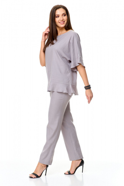 Блуза, брюки Abbi 5018 серый - фото 15