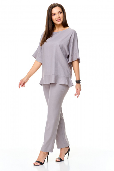 Блуза, брюки Abbi 5018 серый - фото 14