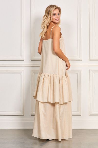 Сарафан Rivoli 7152.1 бежевый - фото 3