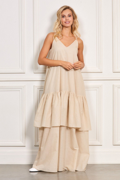 Сарафан Rivoli 7152.1 бежевый - фото 2