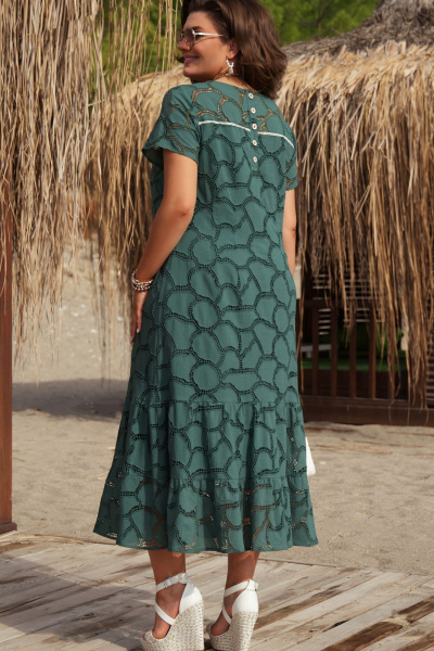 Платье Vittoria Queen 20803 изумрудный - фото 2