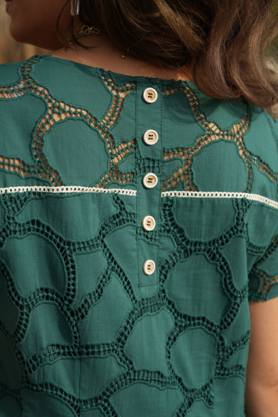 Платье Vittoria Queen 20803 изумрудный - фото 6