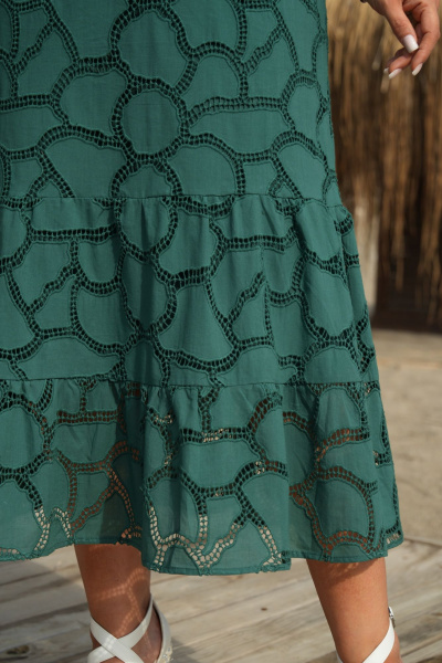 Платье Vittoria Queen 20803 изумрудный - фото 5