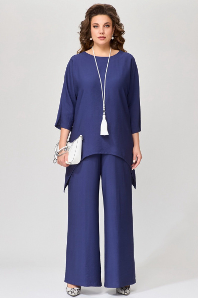 Блуза, брюки Fita 1083 черника - фото 2