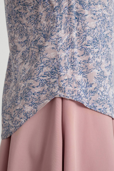 Блузка из вискозы с крылышками и складками LADO 8128-7 - фото 5