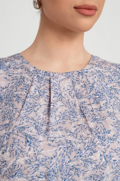 Блузка из вискозы с крылышками и складками LADO 8128-7 - фото 3