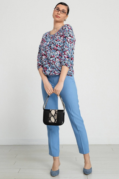 Брюки со стрелками и заужением к низу из текстиля LADO 340/1-9 - фото 8