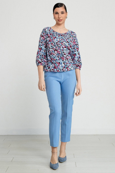 Брюки со стрелками и заужением к низу из текстиля LADO 340/1-9 - фото 2