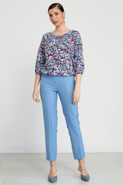 Брюки со стрелками и заужением к низу из текстиля LADO 340/1-9 - фото 1