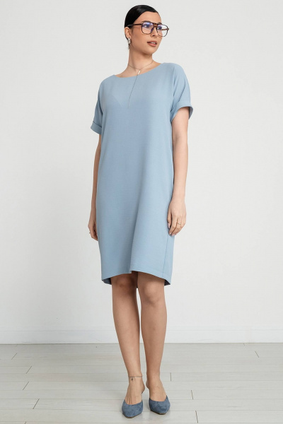 Платье свободного силуэта с карманами и поясом LADO 6252/1-3 - фото 10