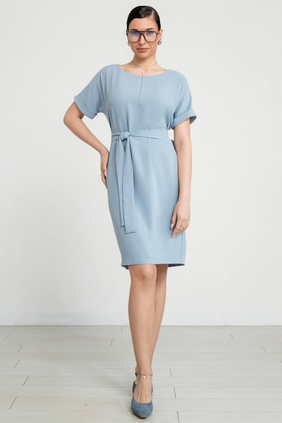 Платье свободного силуэта с карманами и поясом LADO 6252/1-3 - фото 7