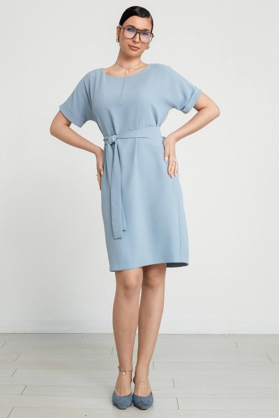 Платье свободного силуэта с карманами и поясом LADO 6252/1-3 - фото 6