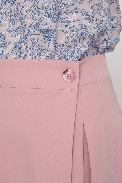 Стильная юбка с запахом, складками и регулируемым поясом LADO 1154-16 - фото 8