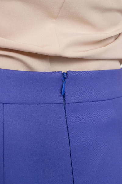 Юбка приталенная со шлицей и отделкой листочками LADO 1104/1-14 - фото 3