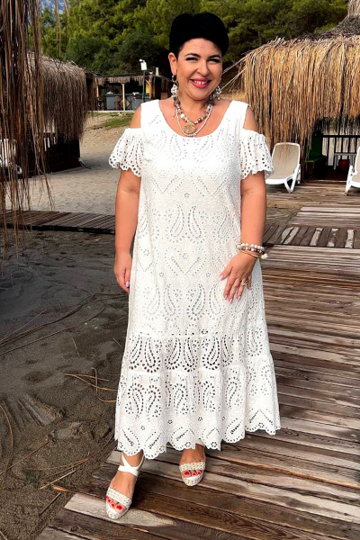 Платье Vittoria Queen 20943 молочный - фото 7