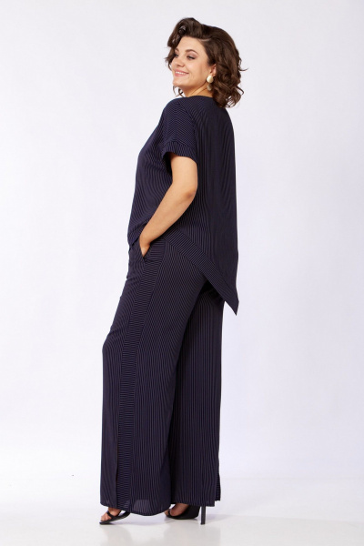 Брюки, туника VI ORO VR-1134 сине-черный - фото 5