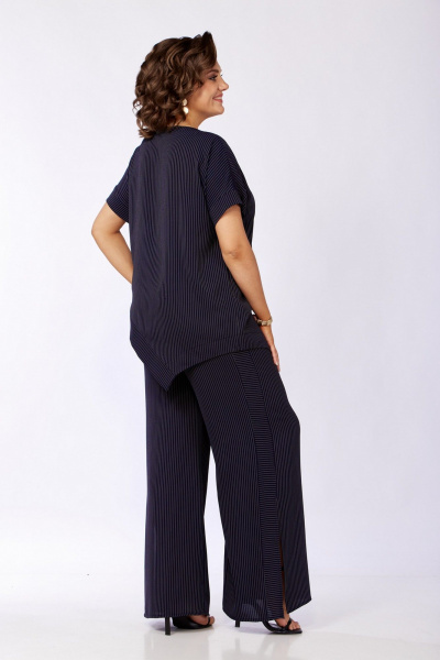 Брюки, туника VI ORO VR-1134 сине-черный - фото 4