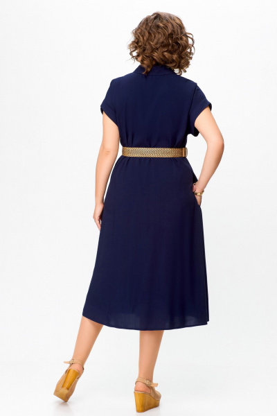 Платье Swallow 739 темно-синий - фото 9