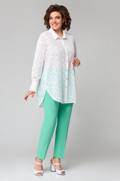 Костюм рубашка и брюки из хлопка для повседневной носки AMUARt 1012 - фото 5