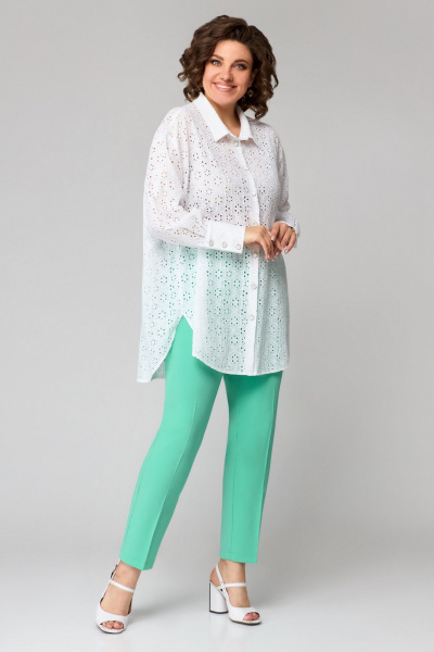 Костюм рубашка и брюки из хлопка для повседневной носки AMUARt 1012 - фото 3