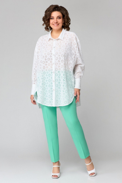 Костюм рубашка и брюки из хлопка для повседневной носки AMUARt 1012 - фото 1