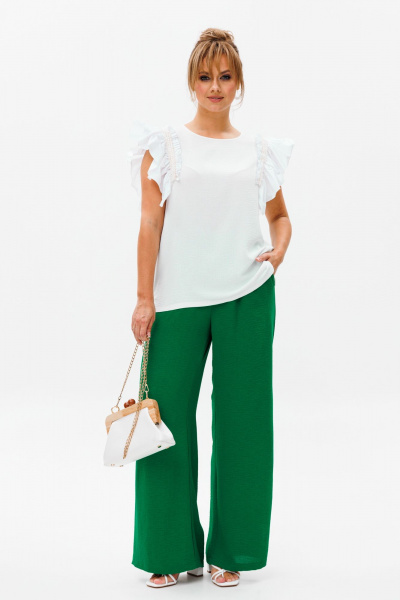 Блуза, брюки Mubliz 174 зеленый - фото 15