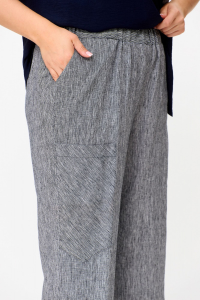 Брюки, футболка OVERYOU М103/1 сине-белый - фото 4