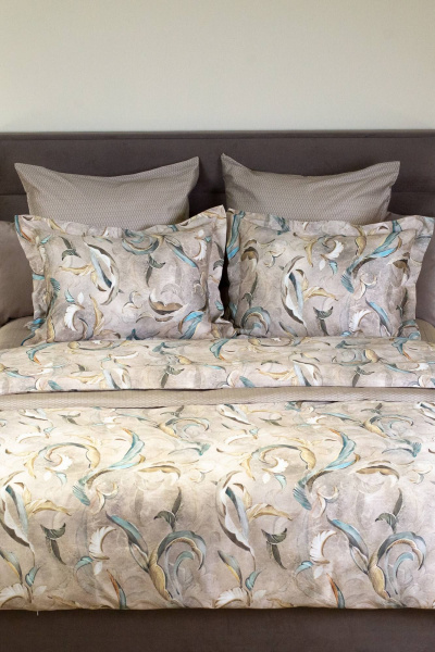 Комплекты постельного белья из хлопка с ирисами Listelle 2613403 - фото 1