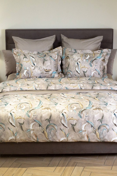 Комплекты постельного белья из хлопка с ирисами Listelle 2813403 - фото 1