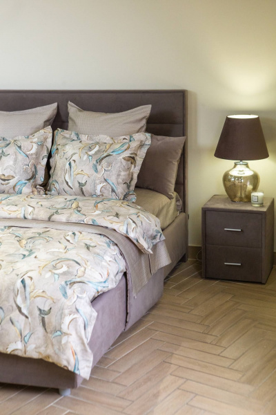 Постельный набор «АЙРИС» из хлопка с ирисами Listelle 2613401 - фото 8